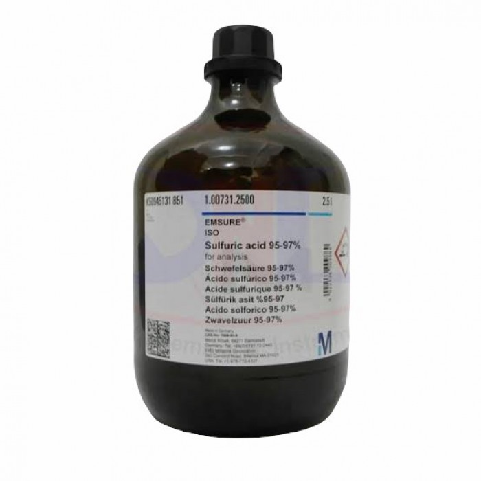 100731.2500	SULFURIC ACID 95-97%GR ISO	2.5 L	   พร้อมส่ง