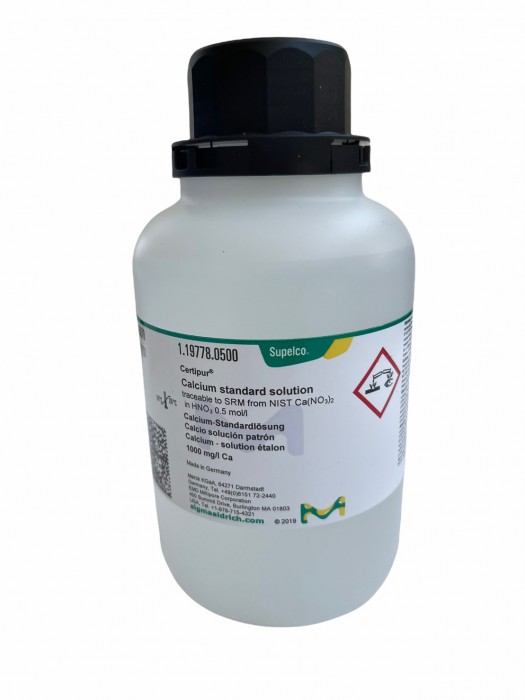 119778.0500	CALCIUM STANDARD SOLUTION 1000 MG/L CA TRACEABLE T	500 ML	มีสต๊อกพร้อมส่ง