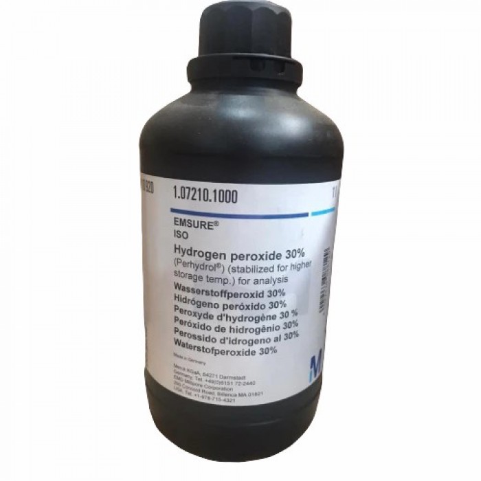 822287.1000	HYDROGEN PEROXIDE SOLUTION 30% STABILISED FOR SYNT	1 L มีสต๊อกพร้อมส่ง