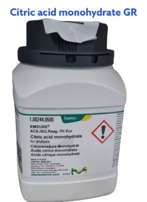 100244 Citric acid monohydrate Merck ; Stock