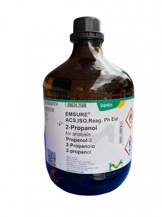 109634.2500	2-PROPANOL FOR ANALYSISEMSURE ACS,ISO,REAG. PH	2.5 L  มีสต๊อกพร้อมส่ง